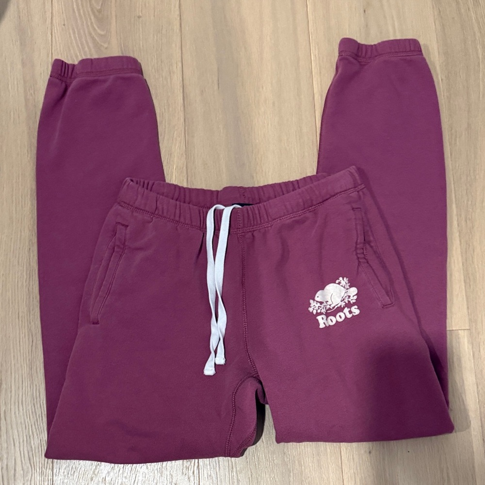Roots women’s pink Joggers